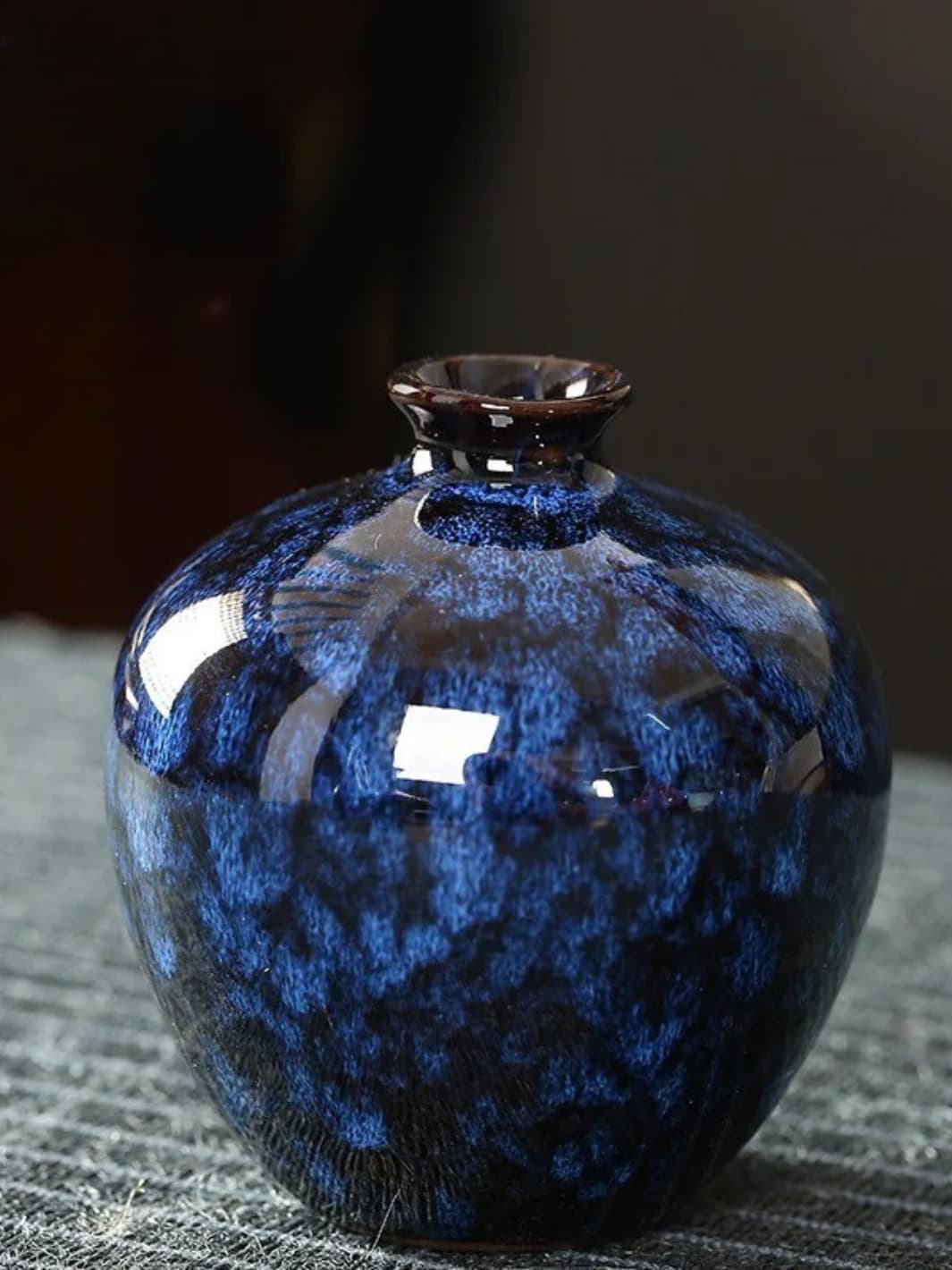 Vase | Boule émaillé artisanal style ancien chinois