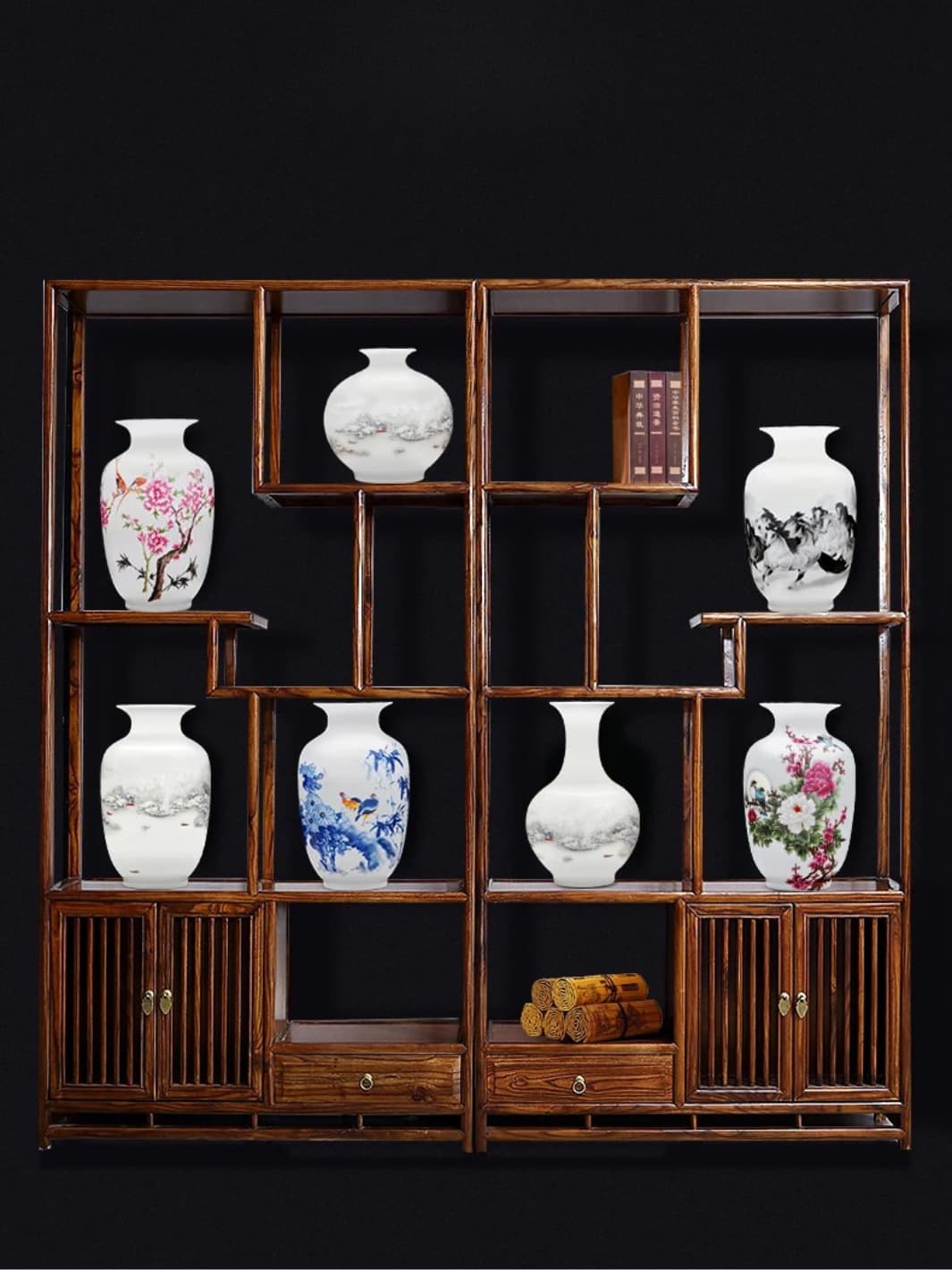 Vase | Pot chinois en porcelaine blanc