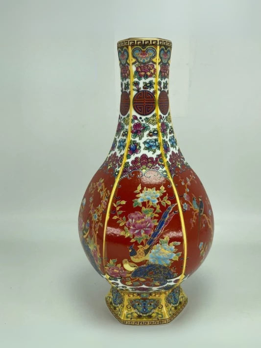 Vase | Pot chinois ancien rouge
