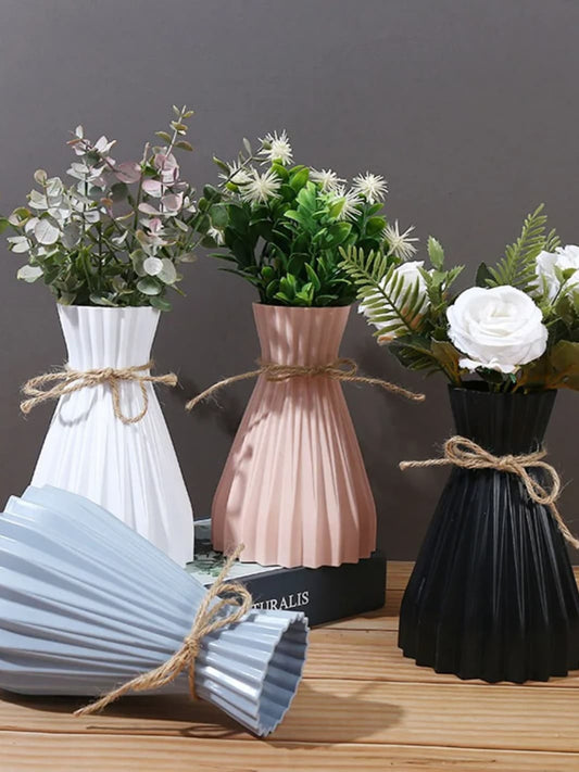 Vase | Origami pastel plissé