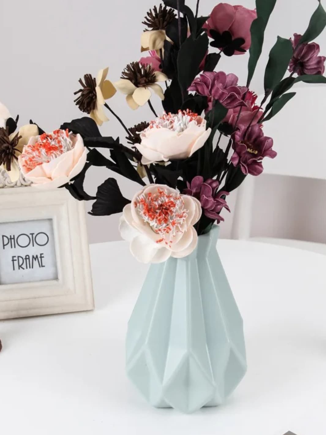 Vase | Facettes géométriques effet origami