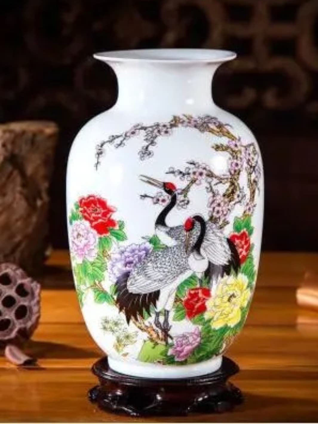 Vase | Scène de vie peinte sur céramique