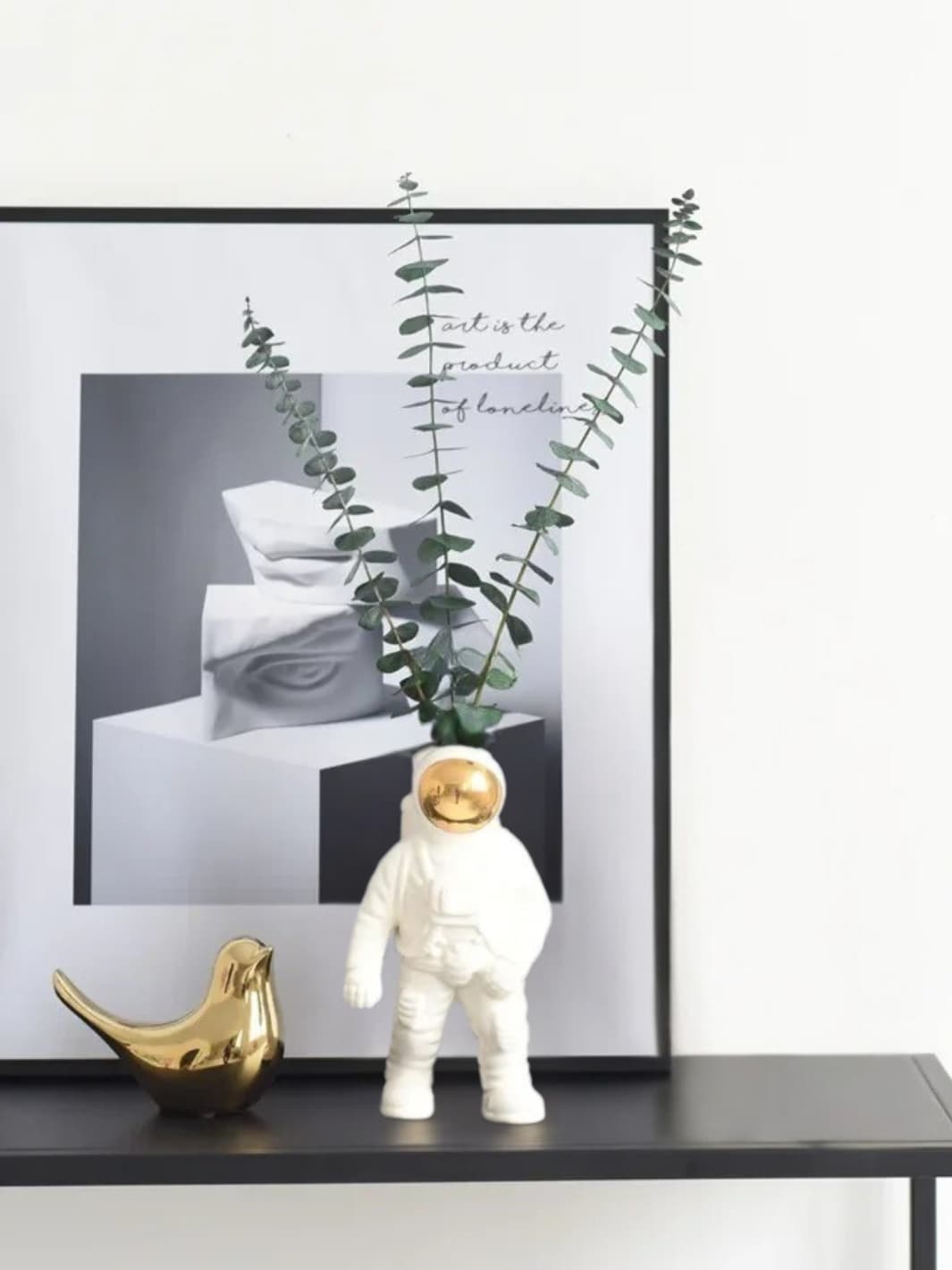 Vase | Décoration moderne astronaute blanc