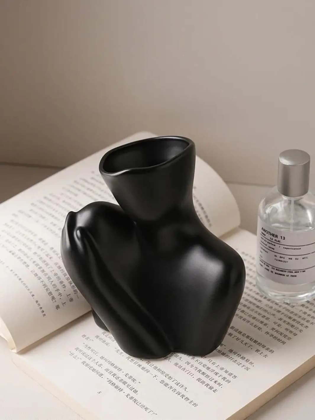 Vase | Sculpture abstraite buste en céramique