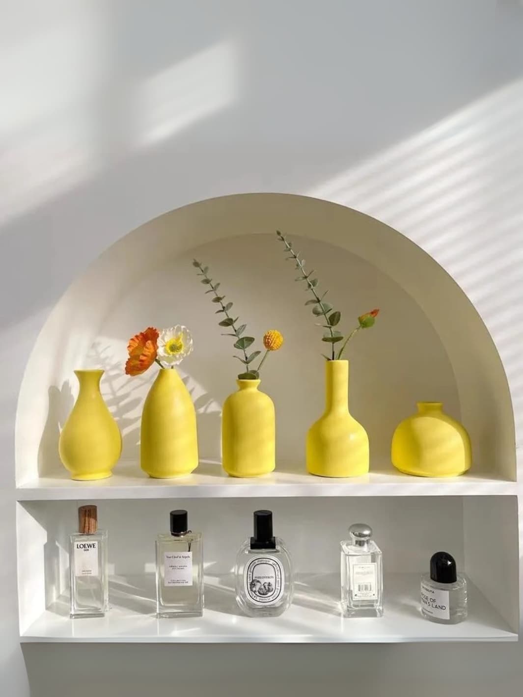Vase | Pot jaune design et coloré
