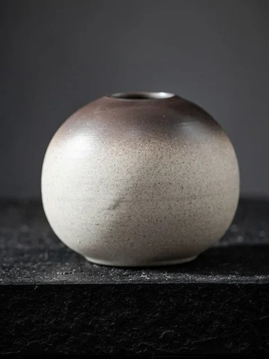 Vase | Boule artisanale en céramique style chinois