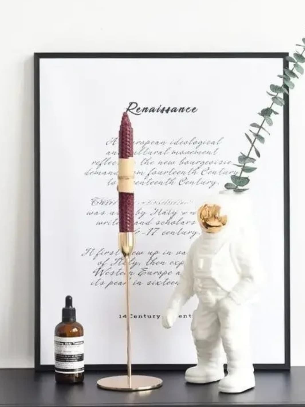 Vase | Décoration moderne astronaute blanc