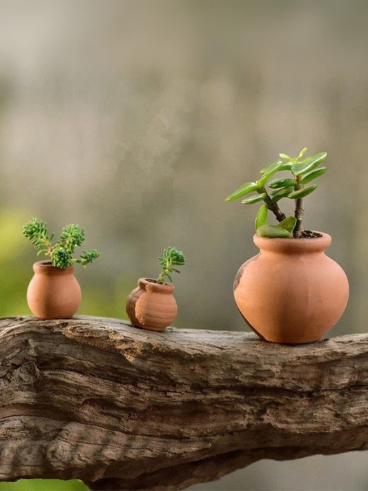 Vase | Miniature terracotta pour maison de poupée