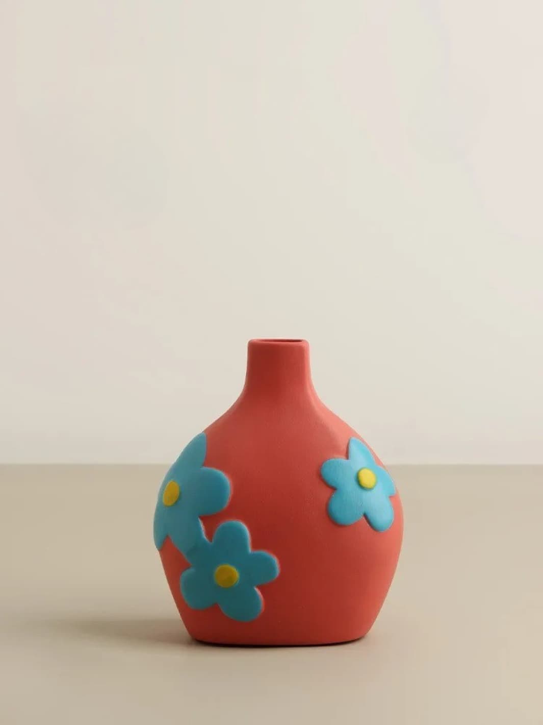 Vase | Pot nordique aux motifs floraux colorés