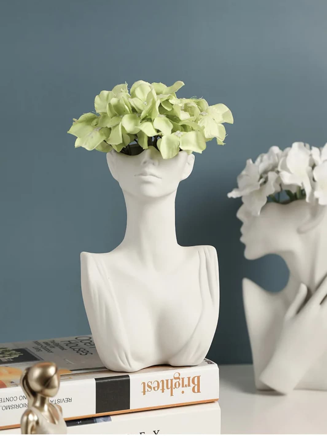 Vase | Buste féminin en céramique moderne