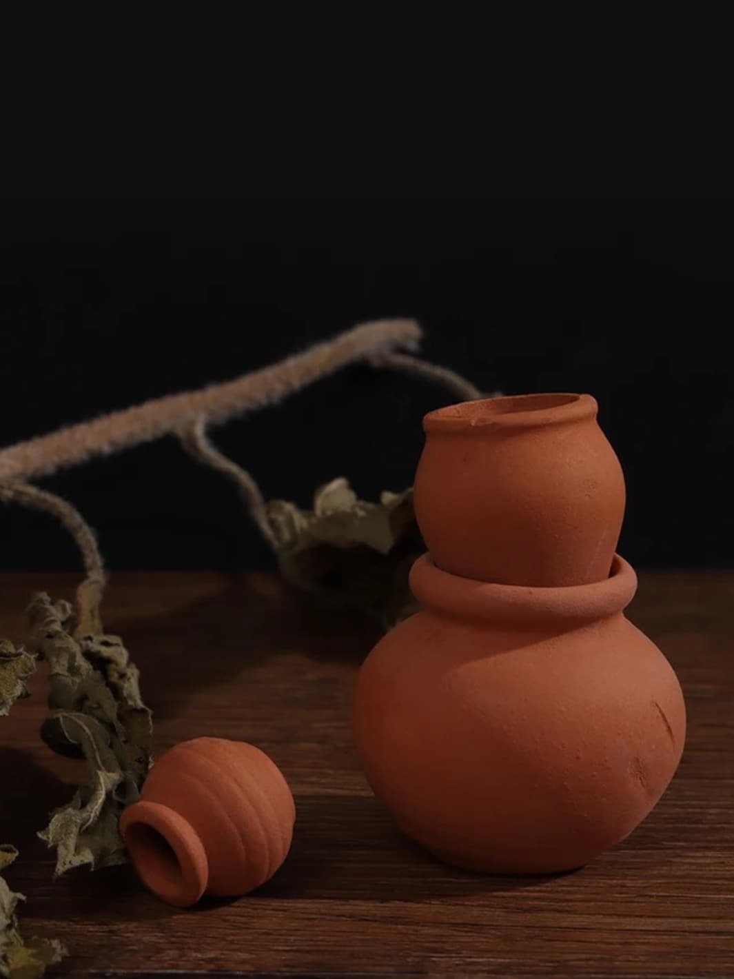 Vase | Miniature terracotta pour maison de poupée