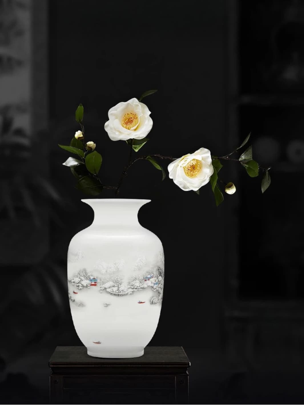 Vase | Pot chinois en porcelaine blanc