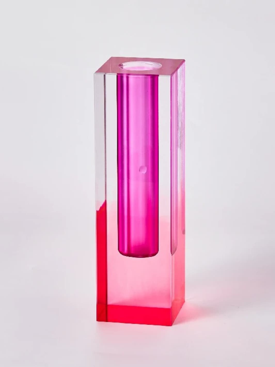 Vase | Acrylique design multicolore façon cristal nordique