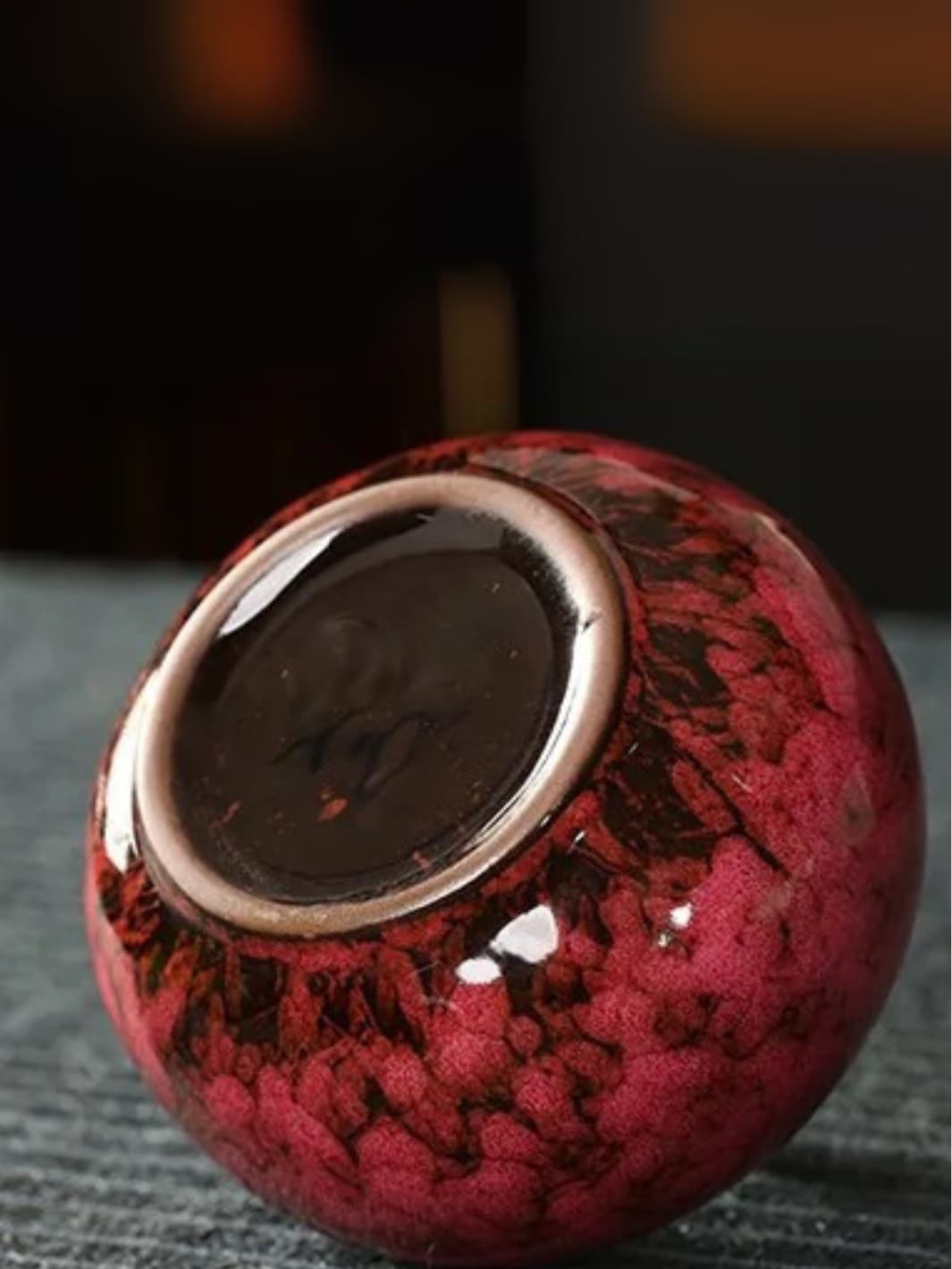Vase | Émaillé artisanal à col étroit