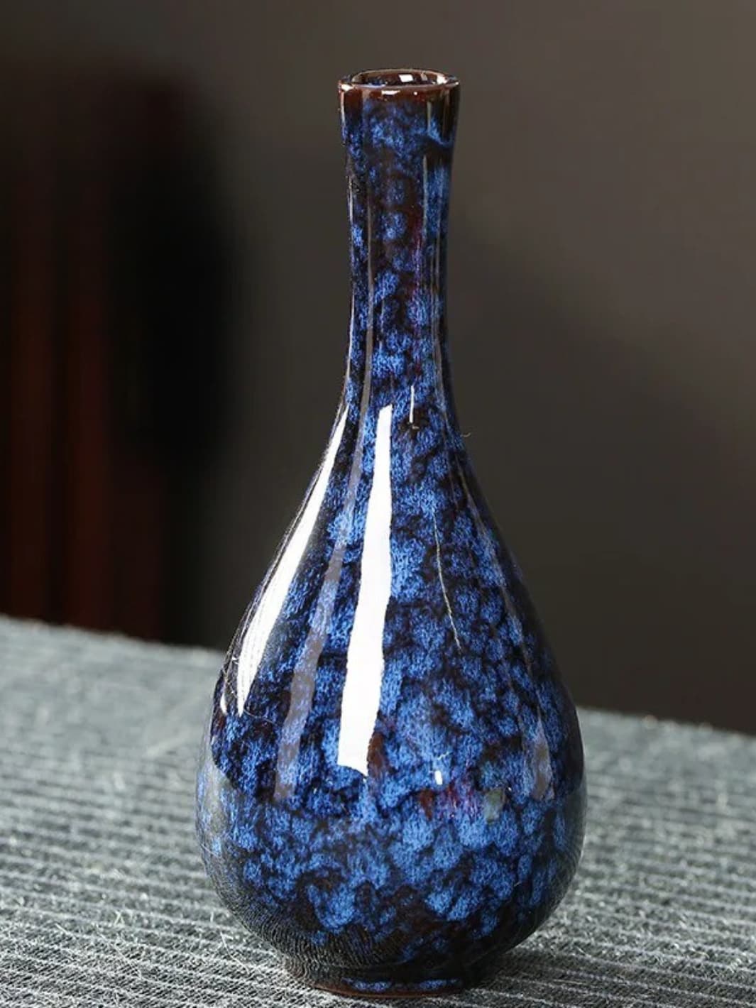 Vase | Col long en céramique d’inspiration japonaise