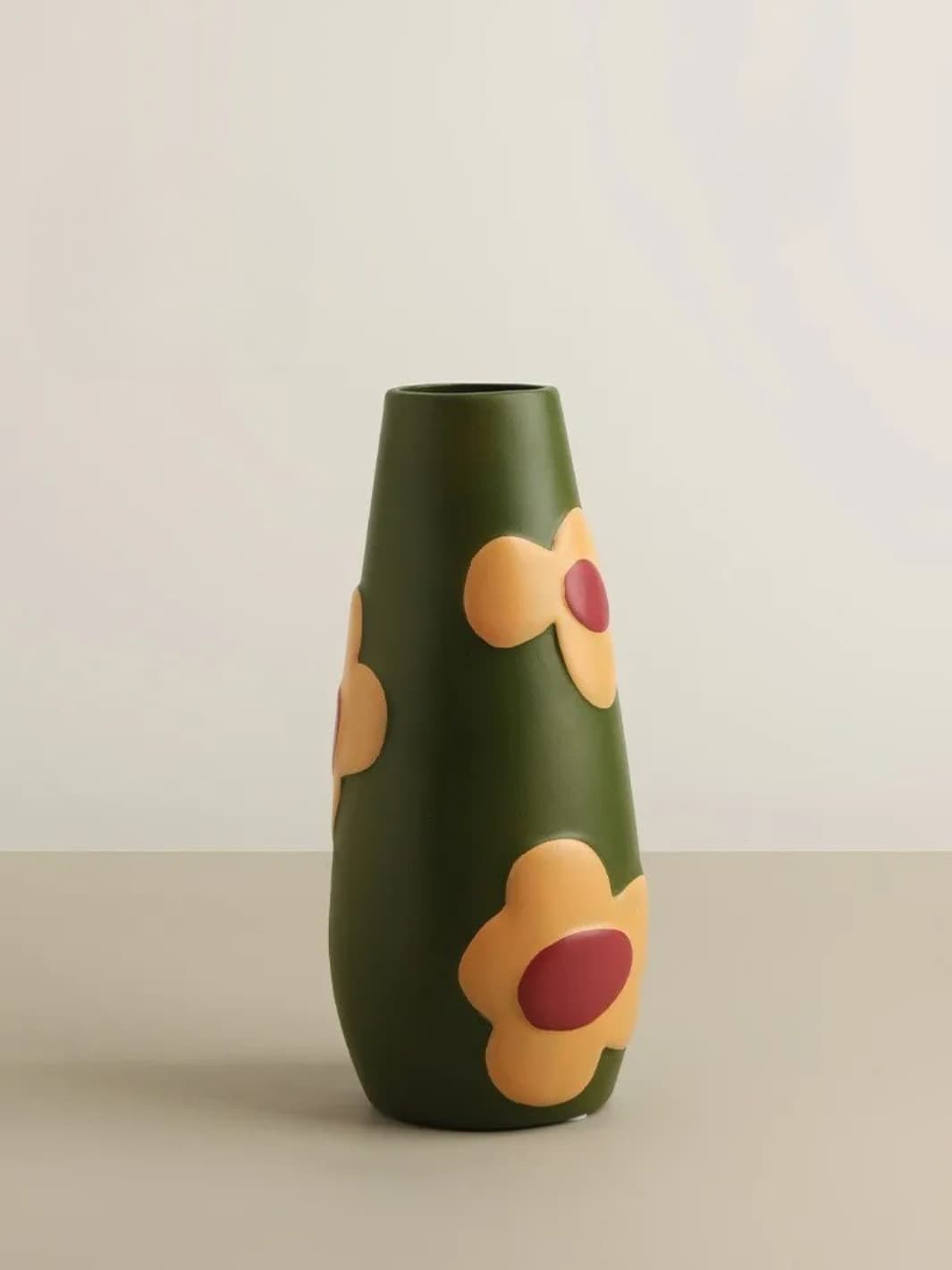 Vase | Pot nordique aux motifs floraux colorés