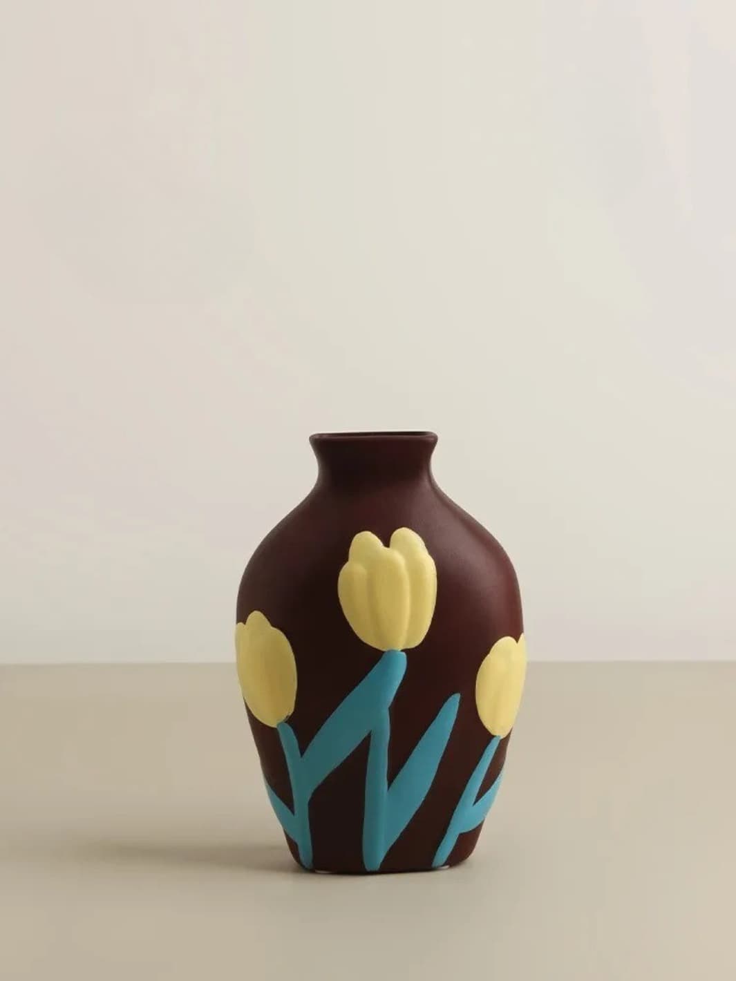 Vase | Pot nordique aux motifs floraux colorés