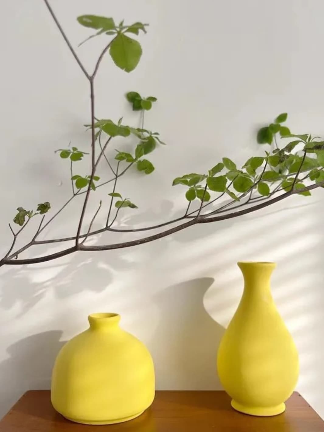 Vase | Pot jaune design et coloré