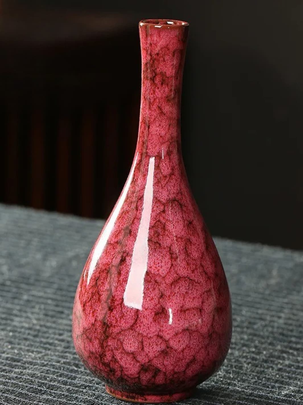 Vase | Col long en céramique d’inspiration japonaise
