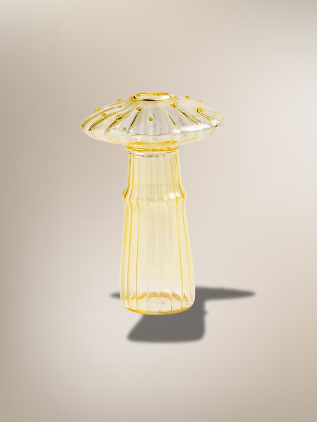 Vase | Champignon en verre coloré