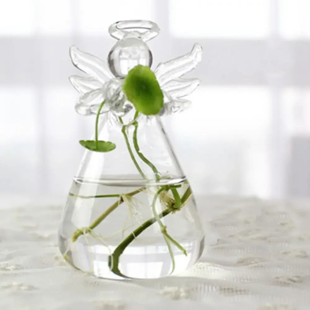 Vase | Pot en verre transparent plantes aquatiques